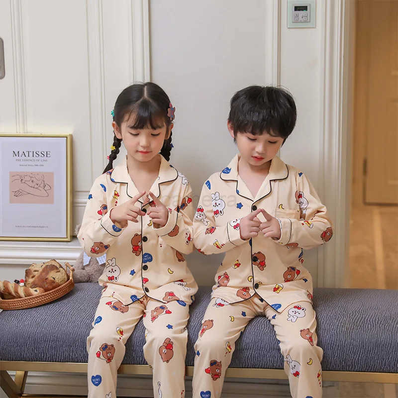 Sanrio Kawaii Sanrio Suitable Pajama Sets Textured Comfortable Sleepwear Set Breathable Skin Friendly Soft Print House Clothes Autumn XJ250618XJ250618