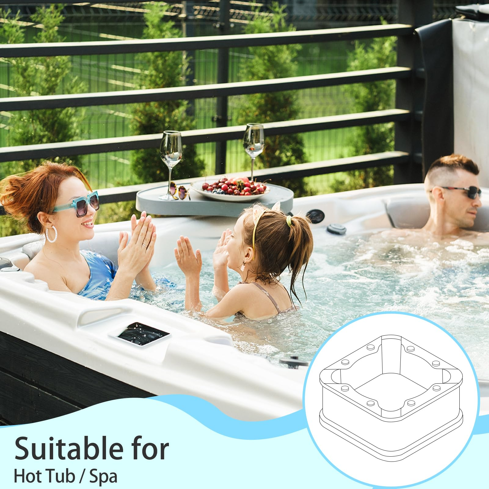 POOLPURE PDM28 Spa Filter Replaces Aquarest Dream Maker 461273 Hot Tub Filter