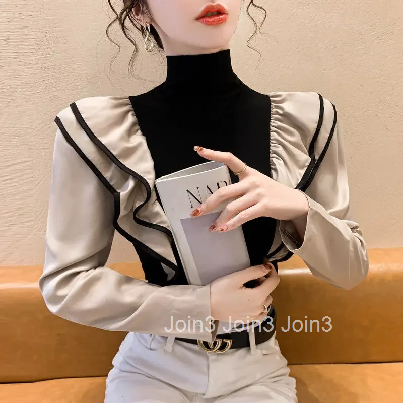 Top Female Korean Style With Sleeves Womens Long Sleeve T-shirt Baggy Tee Clothing Cheap Sales Yk2 Elegant Trending Fashion Emo