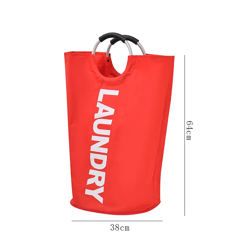 Canvas waterproof laundry storage basket, large capacity laundry basket, dirty clothes storage bag, household storage bin, manufacturer price, expert 