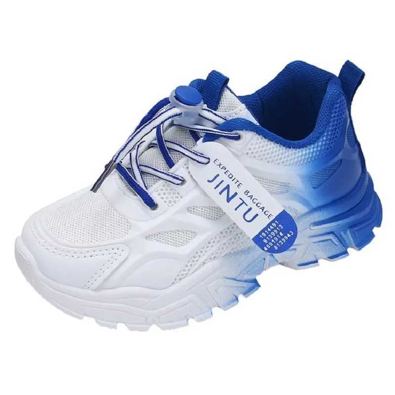Kids Fashion Shoes For Boys Girls Toddler Boy Girl Soft Sports Shoes Children Running Sneakers Air Mesh Breathable 26-37 Z250618