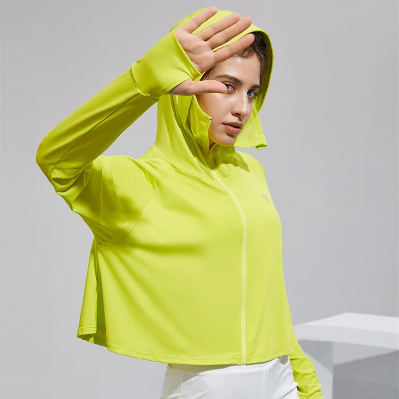 Long Sleeve Hoody Sun Protection Clothing Summer Women UV Jacket Hooded Thin Beach Sweatshirt 250617