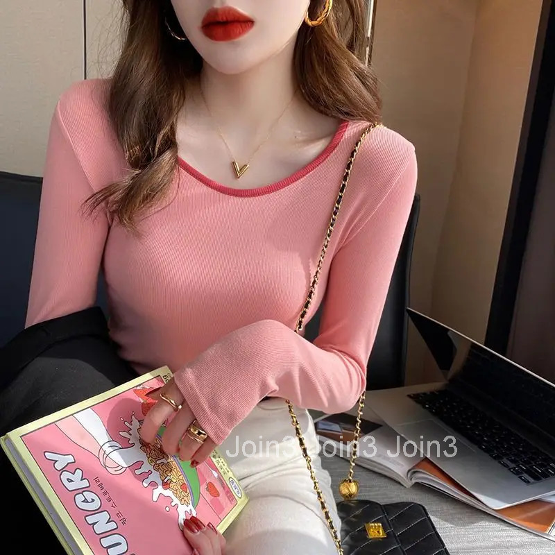 Female Tops 2025 Plain Womens T Shirts Slim Clothes Green Tshirts Aesthetic Tall Cool Kpop 2000s Korean Fashion Beautiful Tees