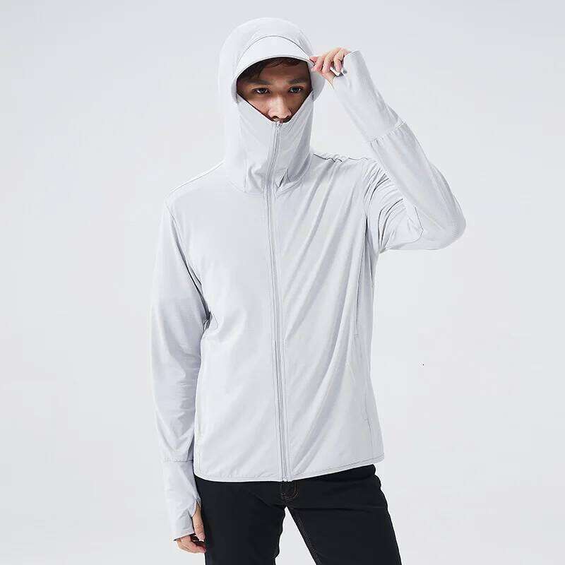 Unisex Quick Dry UV Jacket with Hood - Waterproof Mesh Material