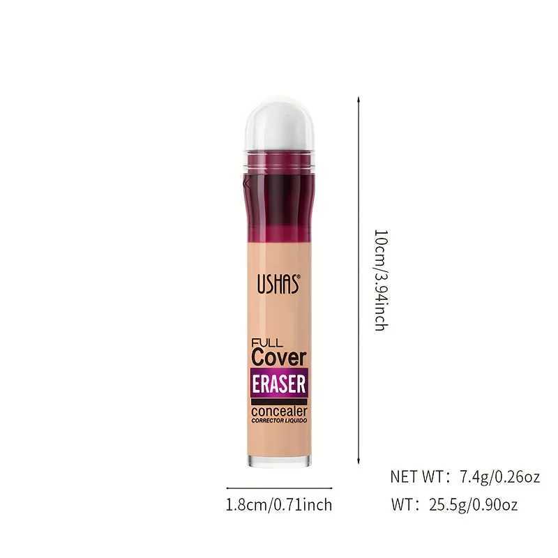 New Sponge Head Liquid Foundation Concealer Face Makeup Waterproof Oil-Control Concealer Base Cream Cover Dark Circles Skin Care XJ250618