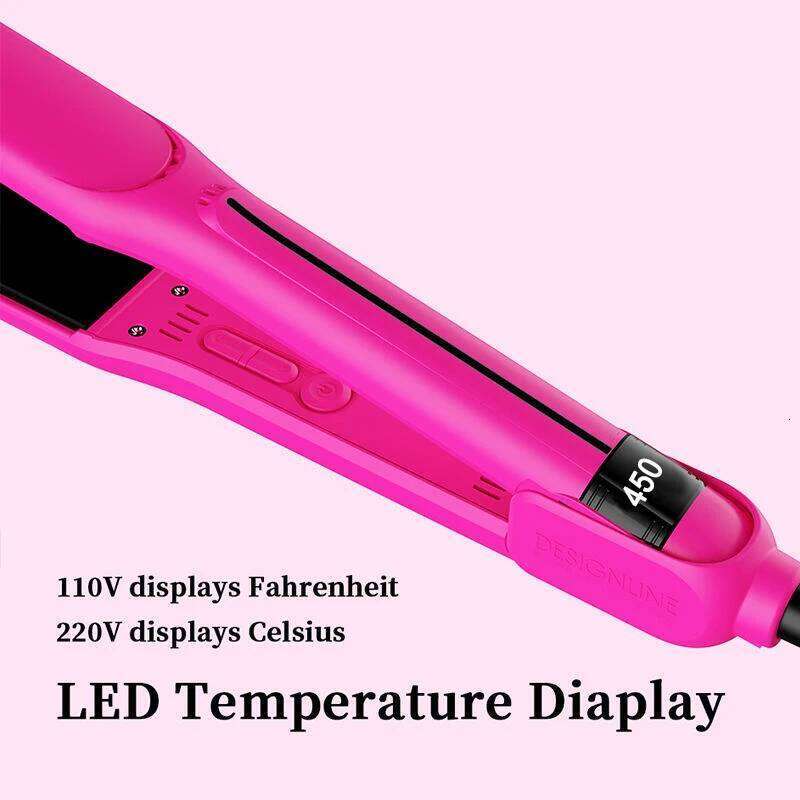 Infrared Hair Straightener 1.25 inch Ultra Smooth Ceramic Coated Float Plate Flat Iron MCH Heater Planchas De Cabello