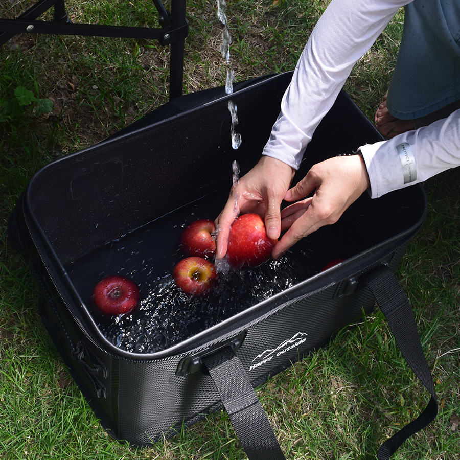 Outdoor Camping Gear Storage Bag, Foldable with 35L Large Capacity Ideal for Storing Picnic Tools and Miscellaneous Items, Water Resistant, Dirt Resis