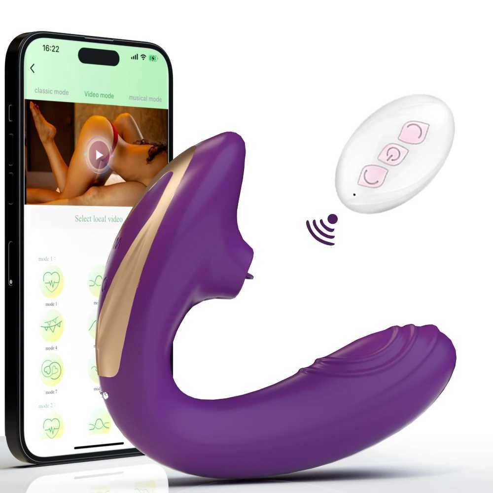 Clitoral Licking Vibrator for Clitoris Woman Silent Clit Stimulator Remote Control G-Spot Sex Toys Female Masturbation for Women W250618