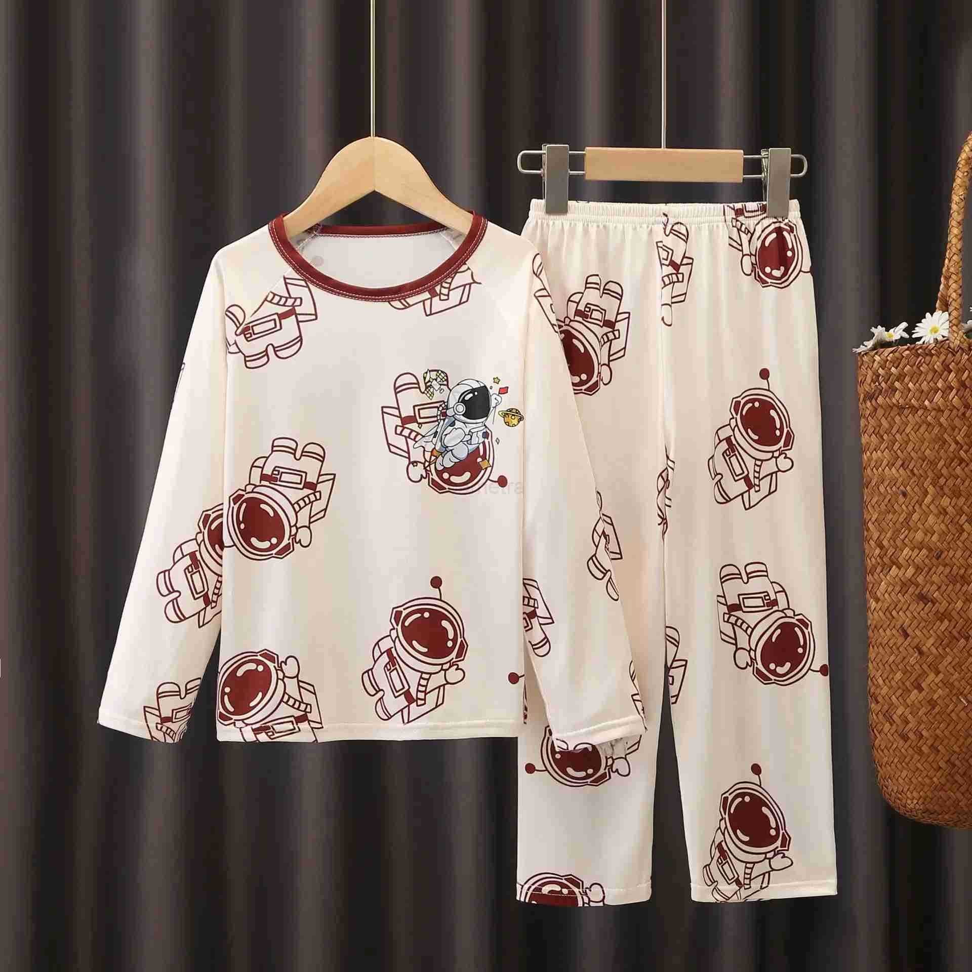 Sanrio Girls Pajamas Spring Autumn Children Pajamas Long Sleeve Cartoon Kids Sleepwear Robe Childrens Clothing Mother XJ250618XJ250618