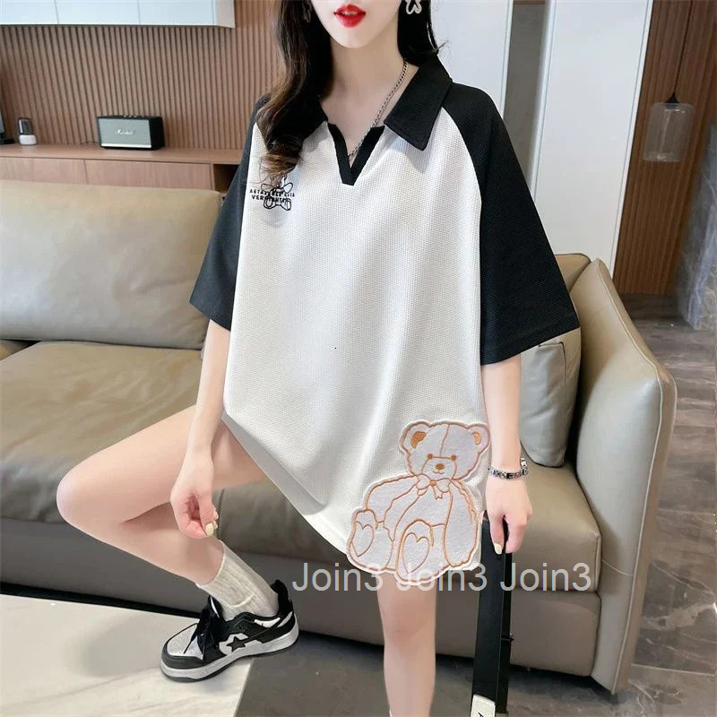 Summer Outfit Female Tee Graphic Womens Polo Short Sleeve T-shirt New on Offer Original Korean Popular Clothes Luxury T-shirts