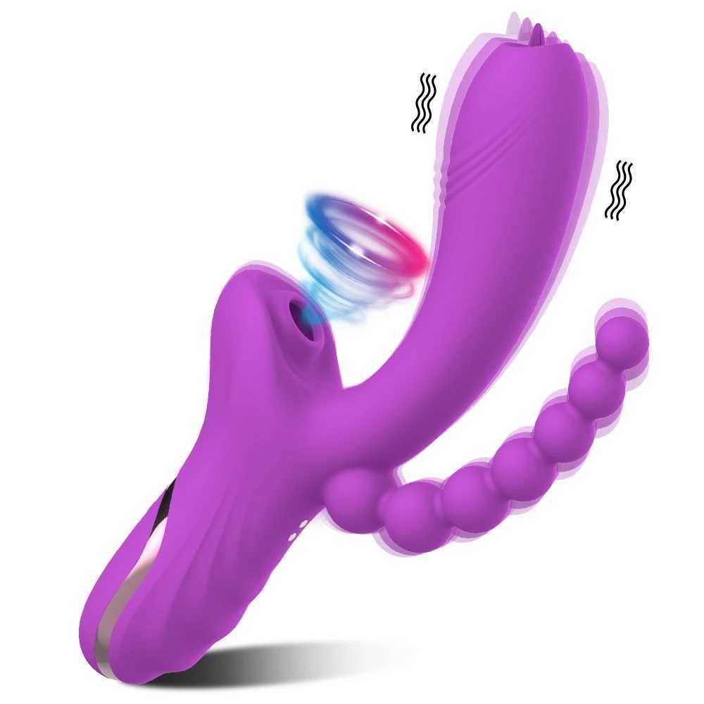 3 in 1 Clitoral Sucking Vibrator for Women Clit Clitoris Sucker Vacuum Stimulator Dildo Sex Toys Goods for Adults 18 W250618