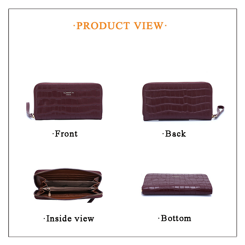 Free Luxury Bag Shipping Designer Commuting Card Holder Bag Zipper Card Holder Simple Women's Portable Clutch Wallet Women's Wallet Evening 