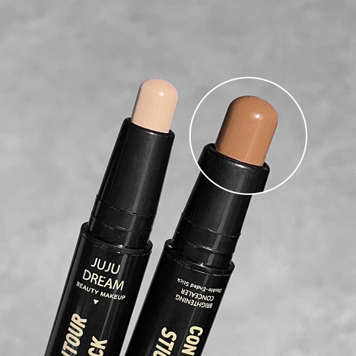 Double-ended Concealer Pen Contour Stick Dual-purpose Highlighter Stick Nose Shadow Contouring Face Covering Acne Marks XJ250618