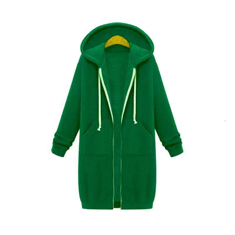 Casual Comfortable Garment Collection: Trendy Female Hooded Top Designed For Cooler Weather