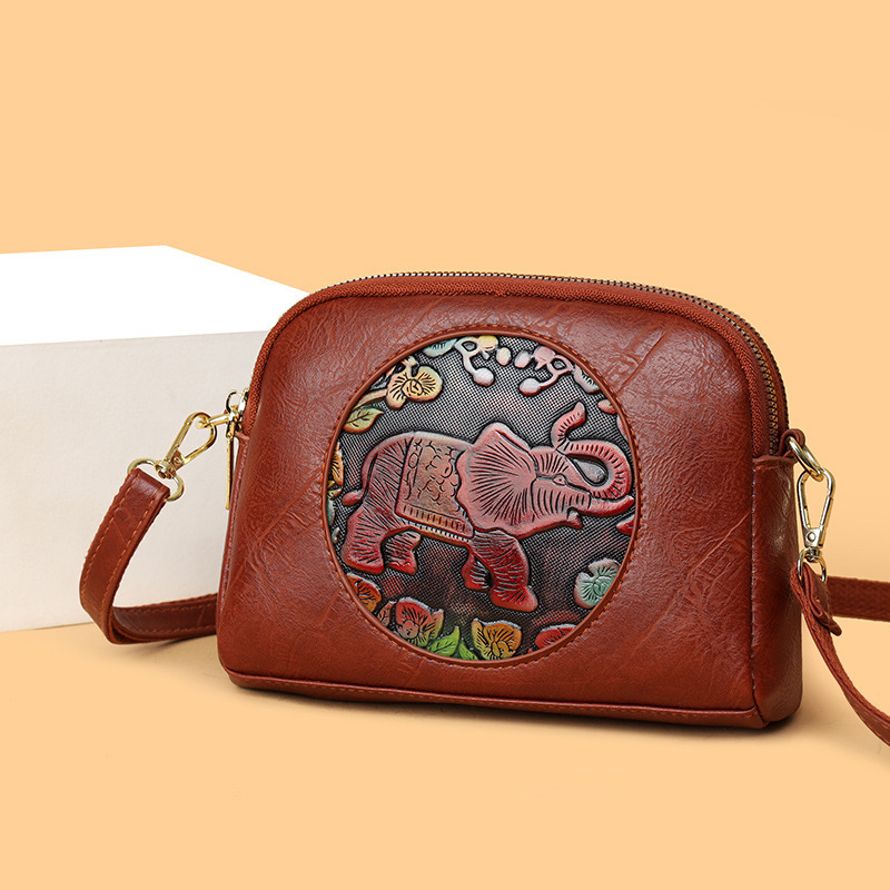 Free Shipping 2025 New Designer Bag Women's Bag Retro Chinese Style Multi-layer Single Shoulder Sloping Body Large Capacity Casual High-quality S