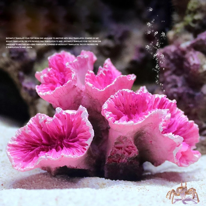 Aquarium Coral Ornaments DIY Fish for Tank Decoration Artificial Reef Colorful Resin Ornament Eco-friendly Safe and Harm 250613