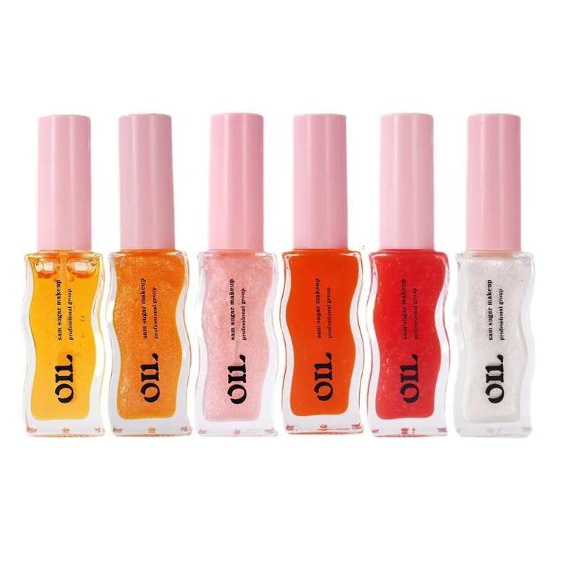 Sheer Pearlescent Mirror Lip Gloss Liquid Lipstick Fruit Honey Infused Lip Oil Reduce Lip Lines Lip Balm Cosmetics 250618