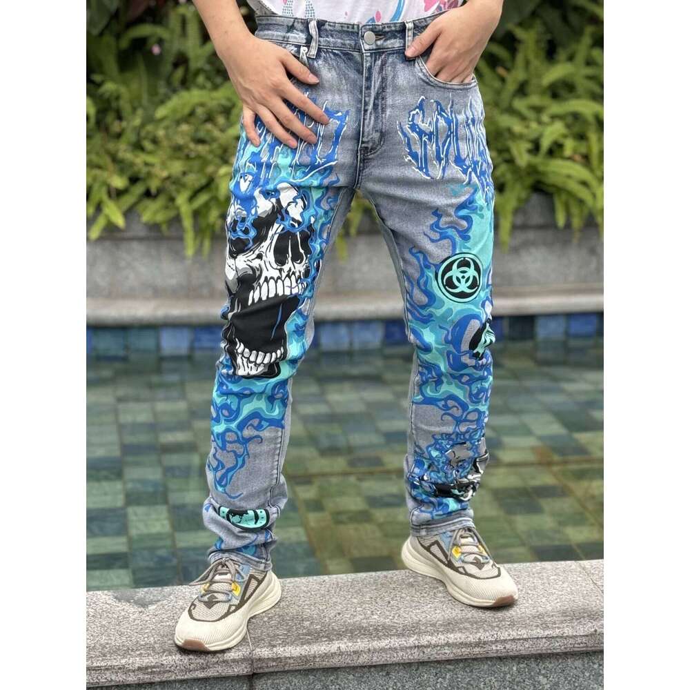 Wear New Arrivals In Summer Of Breathable And Comfortable Fabric Trendy Men's Casual Jeans Free Shipping On Promotion