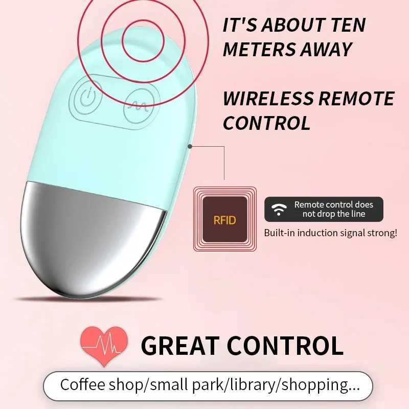 Wireless Remote Control Vibrator for Women 10 Speed Bullet Eggs Clitoris Stimulator Panties Ball Sex Toys for Women Masturbators XJ250618