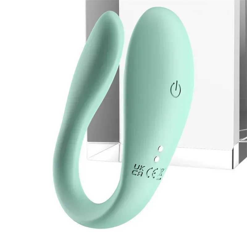 Wireless Remote Control Dildo Vibrator Female Dual Motors U Shape Clitoris Stimulator Wearable Sex Toys for Women Couples Adults W250618