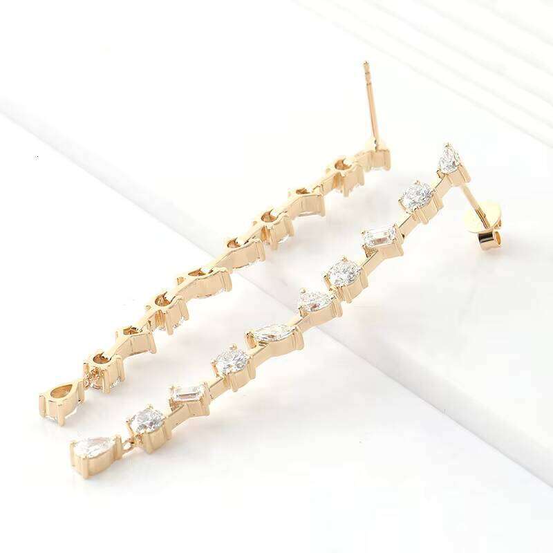 Multi-Shaped Wedding Jewelry for Women S Sier VVS D Color Near-Earth Laboratory White Earrings