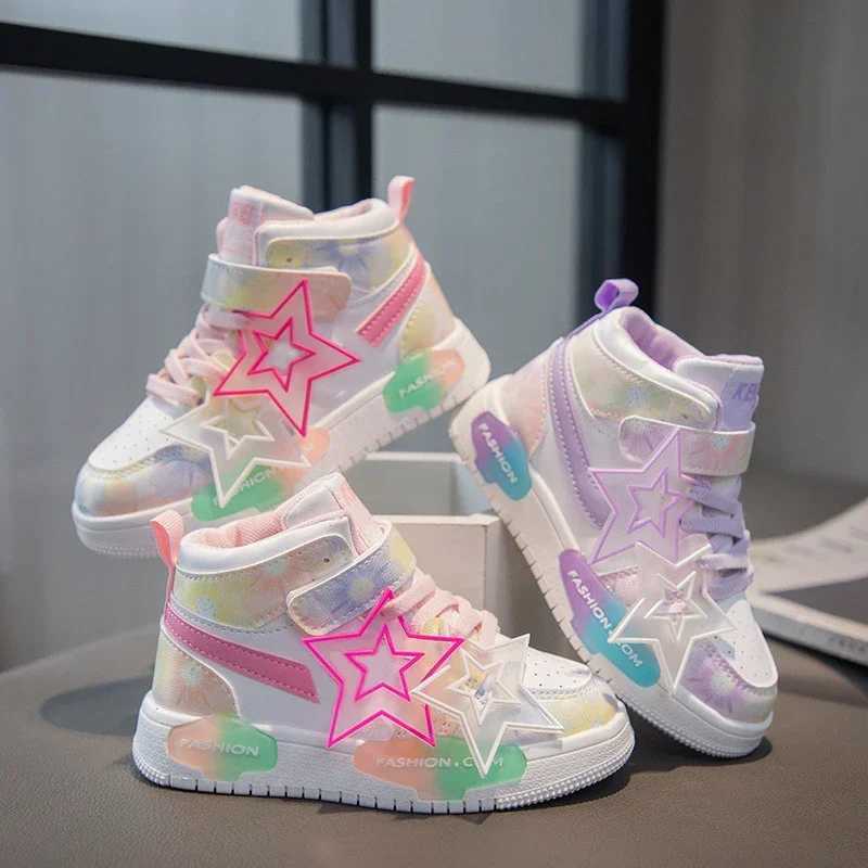 Spring Kids Shoes Fashion Classic Non-slip Children Sneakers 2024 Autumn New Walking Shoes for Girls Casual Outdoor Z250618