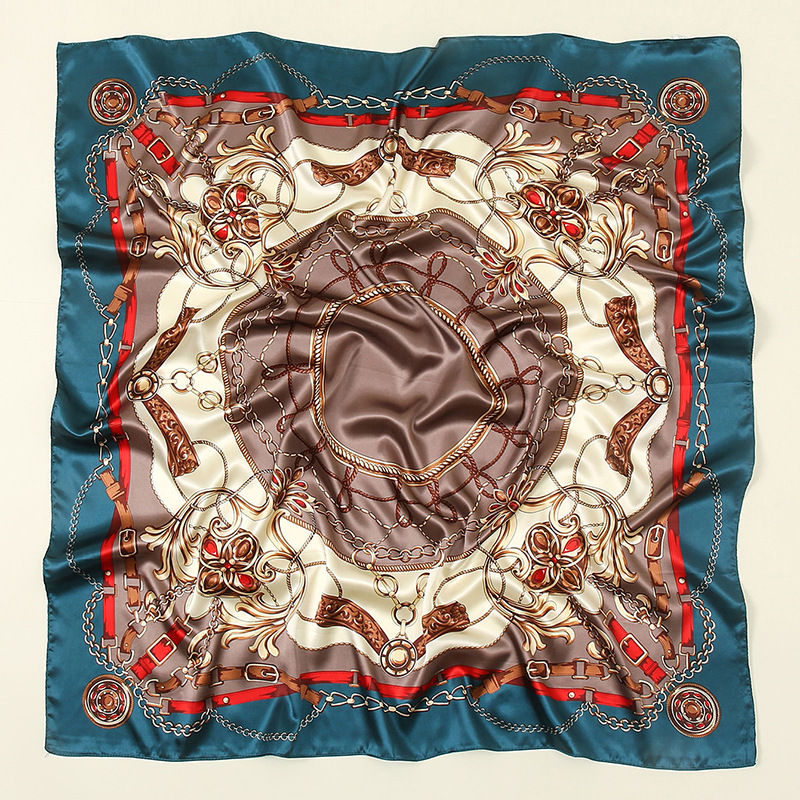 Large Square Satin Head Scarf Satin Hair Scarves Silk Bandana Scarf Headscarf Silk Feeling Scarf for Women