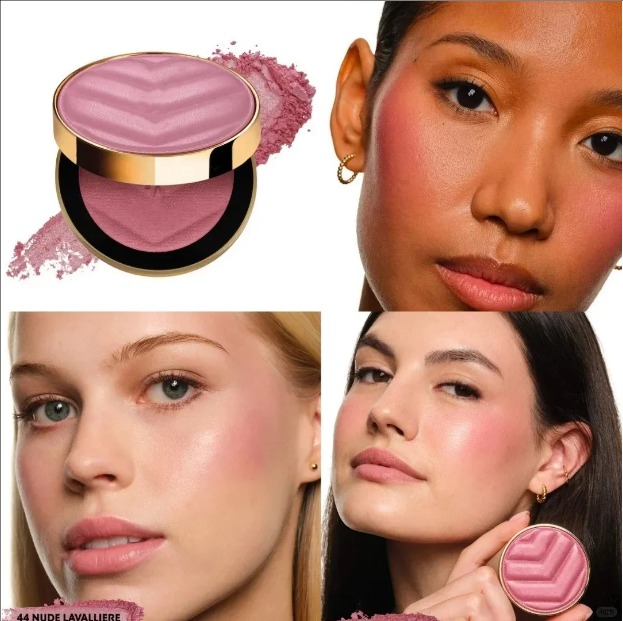2025 6g Leather Blush #44 #69 Pressed Powder Face Blusher Long Lasting Moisturizing Makeup Setting Powder Fast Ship