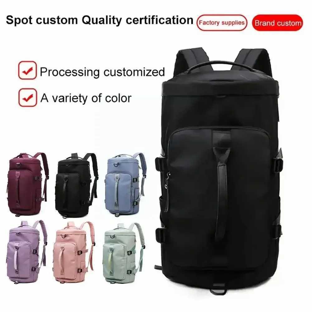 Large Capacity Storage Bag Travel Bag Tote Carry On Duffel Luggage Waterproof Backpack Handbag Oxford Shoulder Women-ll W250618