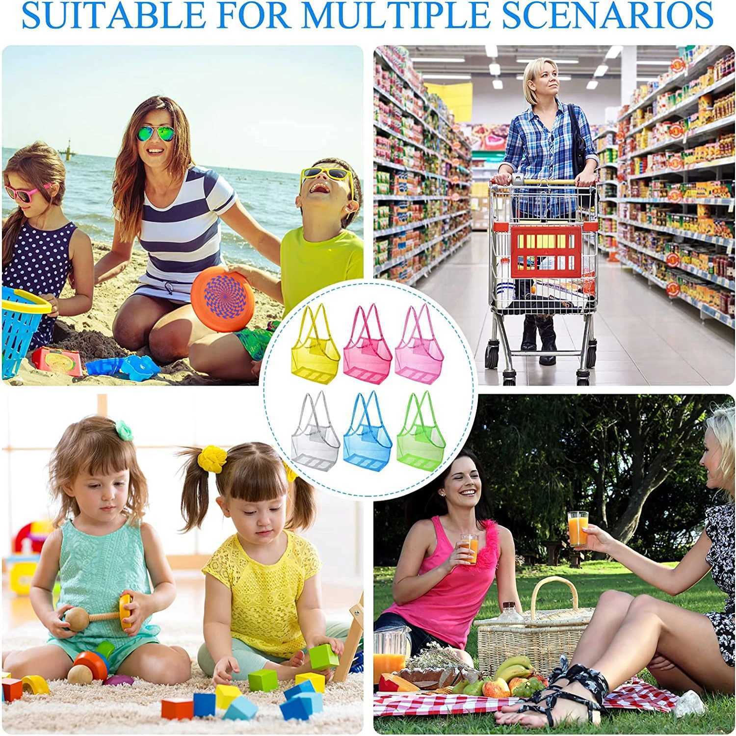 Outdoor Beach Mesh Bag Children Sand ay Foldable Protable Kids Beach Toys Bag Clothes Toy Storage Sundries Organizers Backpack B250618
