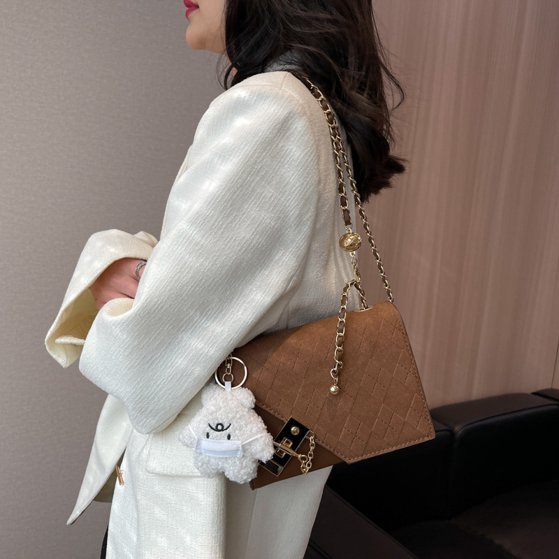 Free shipping designer Trendy Small Bag for Women 2025 New Versatile Fashion Small Square Bag Retro Chain Bag Shoulder Bag Crossbody Bag