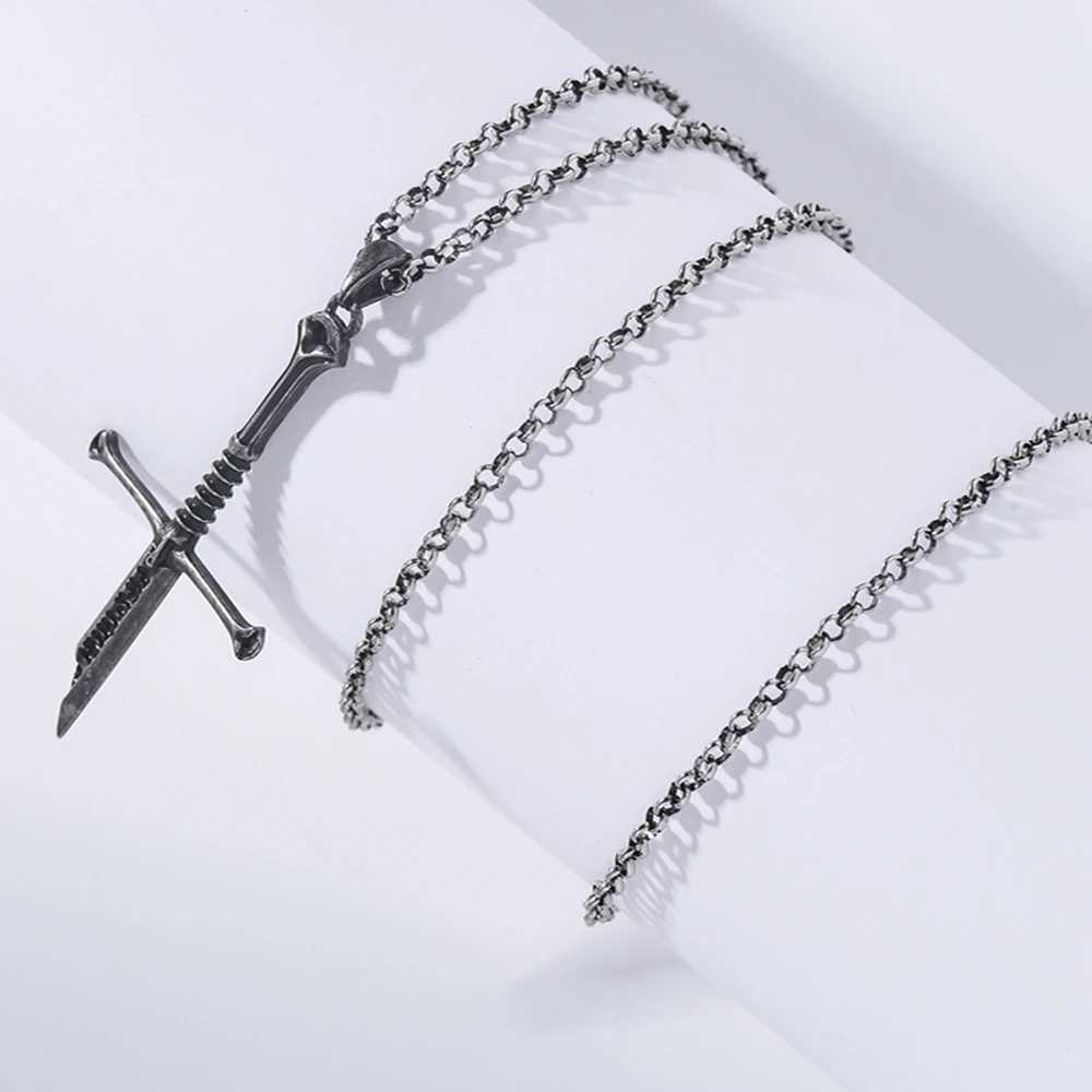 Catuni Broken Sword Lord Necklace the Rings Power Flame of the West Movie Pendant Fashion Jewelry Accessory Gift for Fans Men W250618