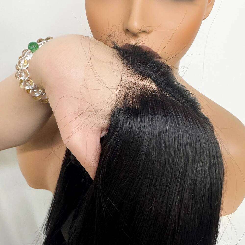 Real HD 5x5 Bob Wigs 2x6 Lace Closure Bone Straight 300% Density Super Double Drawn Human Hair Wig for Black Women