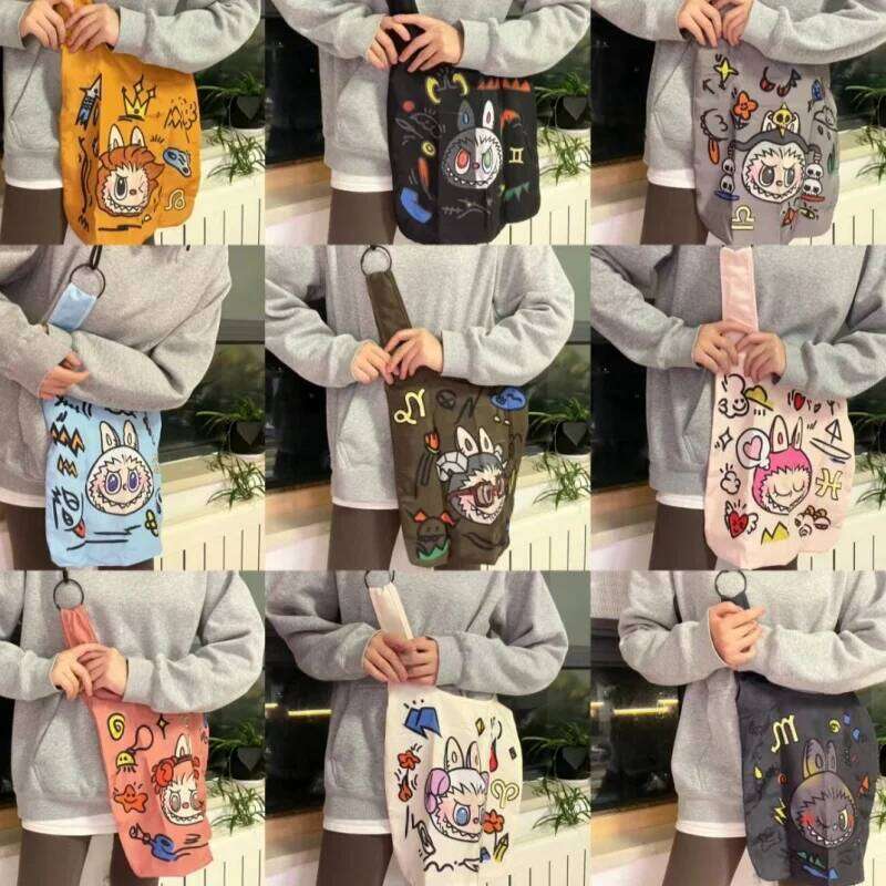 Genuine Labubu Blind Box Series Constellation Shoulder The Monsters Collection Mystery Boxe Storage Bag Girl's Surprise Gift