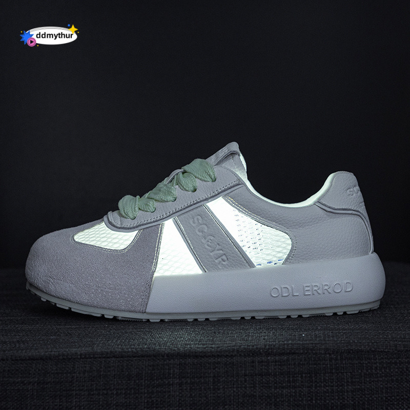 Color-Block German Training for Women 2025 Internet Celebrity Transparent Thick-Soled Versatile Non-Slip Soft-Soled Agan Casual Sports Shoes ddmythur