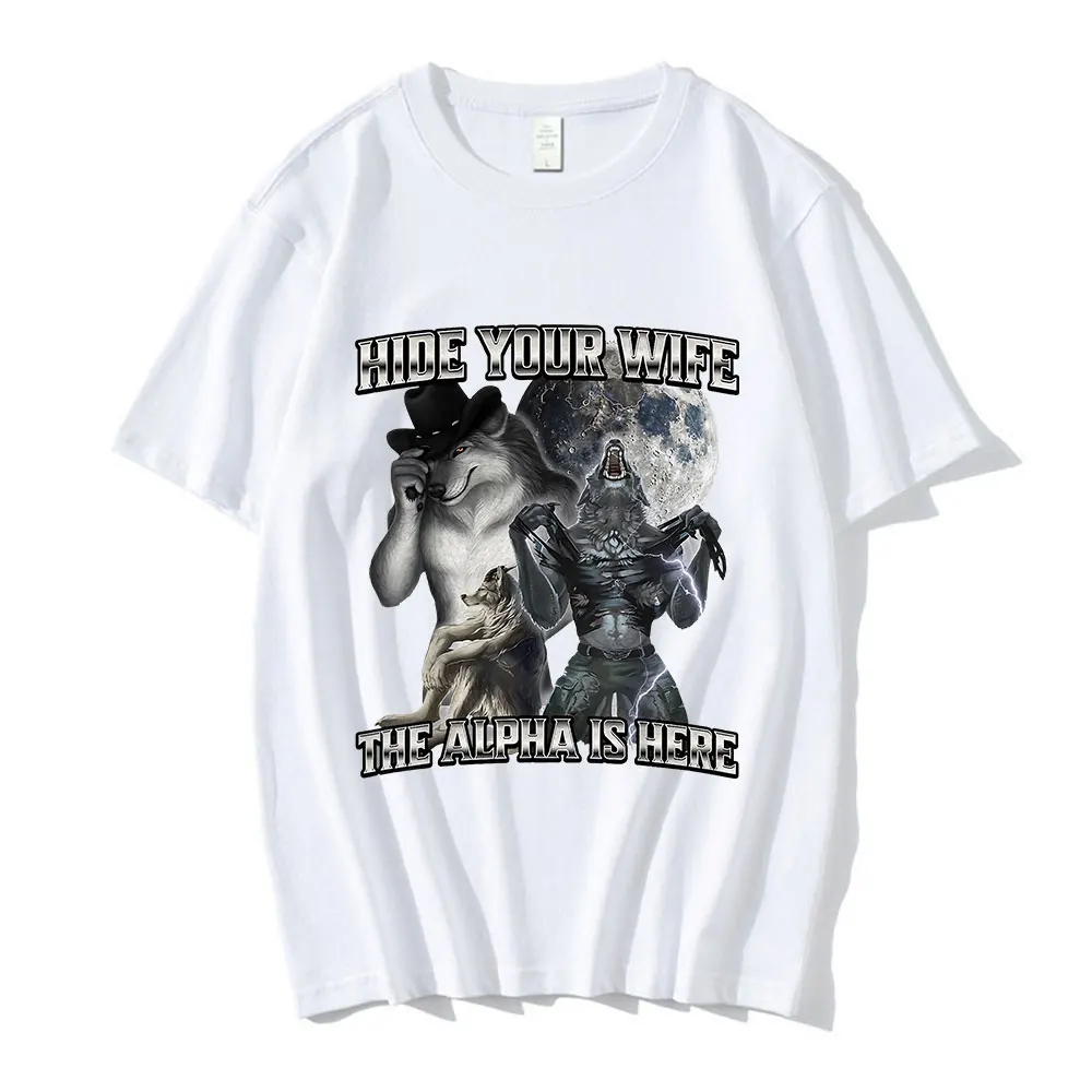 Funny Meme T-shirts Men Women Clothing Fashion Hip Hop T-shirt 100% Cotton Casual T Shirts