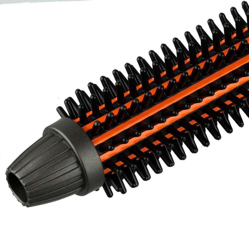 No Damage to Hair Straightening and Dual-purpose Electric Straightener Heated Round Brush Curling Iron