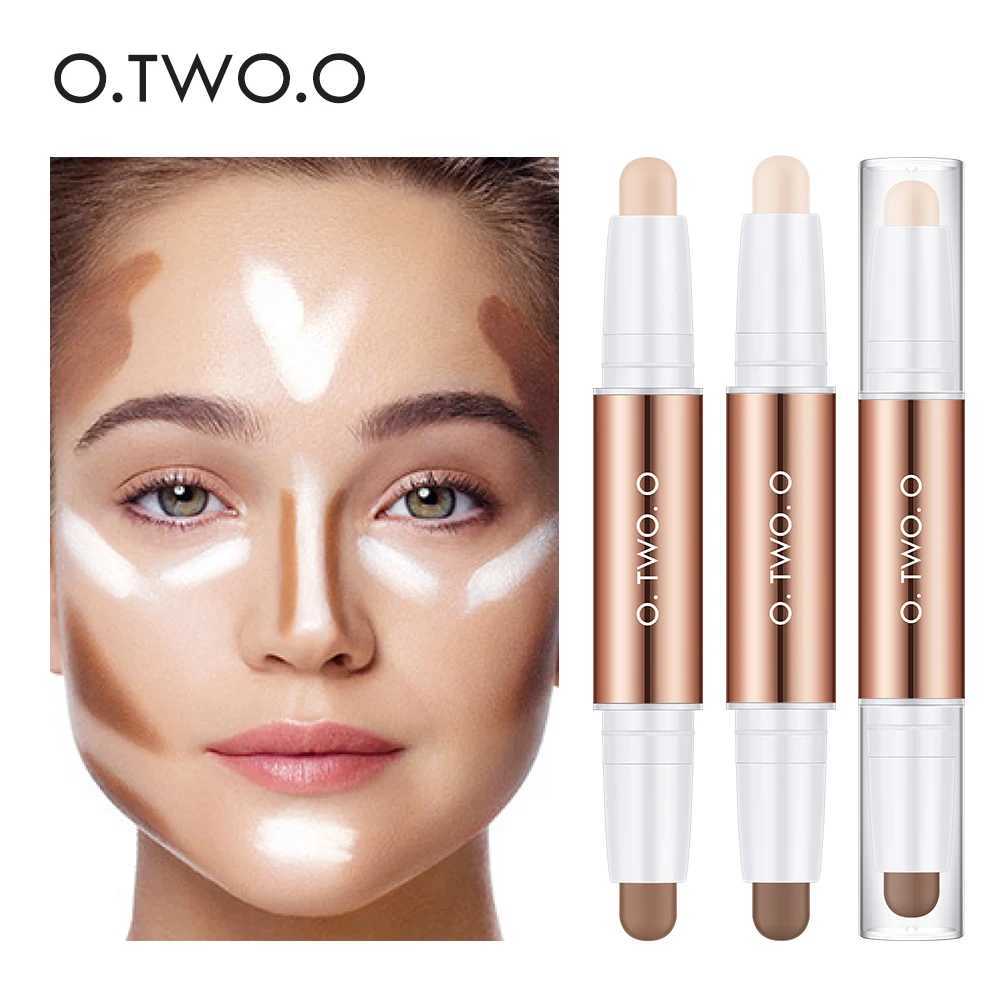O.TWO.O Multifunctional Concealer Stick For Eye Primer Highlighter Waterproof Face Contour Matte Finish Makeup Contouring Stick XJ250618
