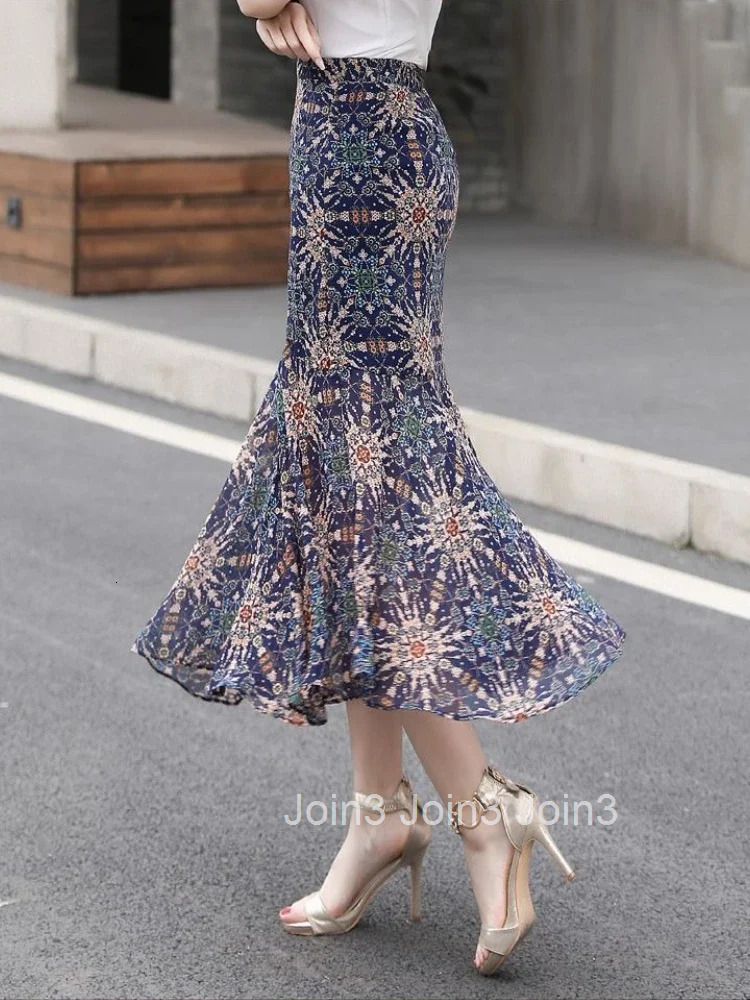 Woman Skirt Wrap with Slit Ruffle Tight High Waist Floral Casual Streetwear Harajuku Cheap Vintage Premium V Skirts for Women