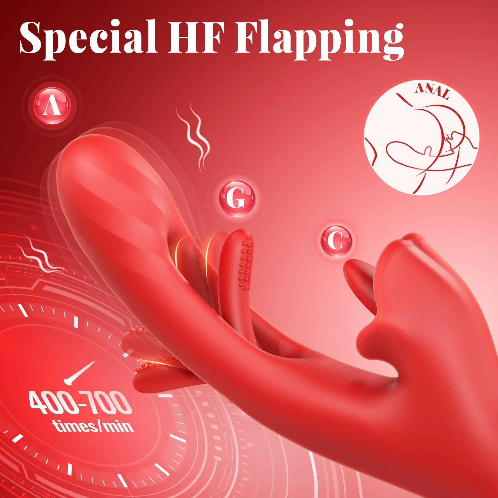 2 in 1 Tongue Licking Dildo Vibrator for Women Flapping Rotating Clitoris Stimulator G Spot Massage Female Masturbator Sex Toy W250618