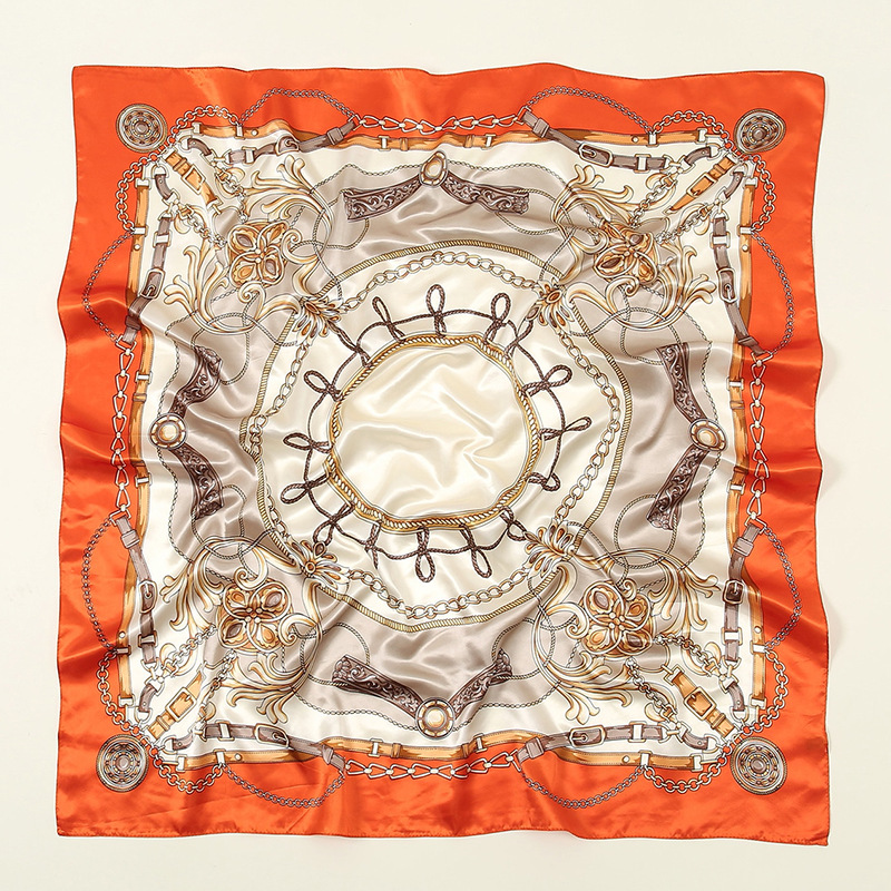 Large Square Satin Head Scarf Satin Hair Scarves Silk Bandana Scarf Headscarf Silk Feeling Scarf for Women