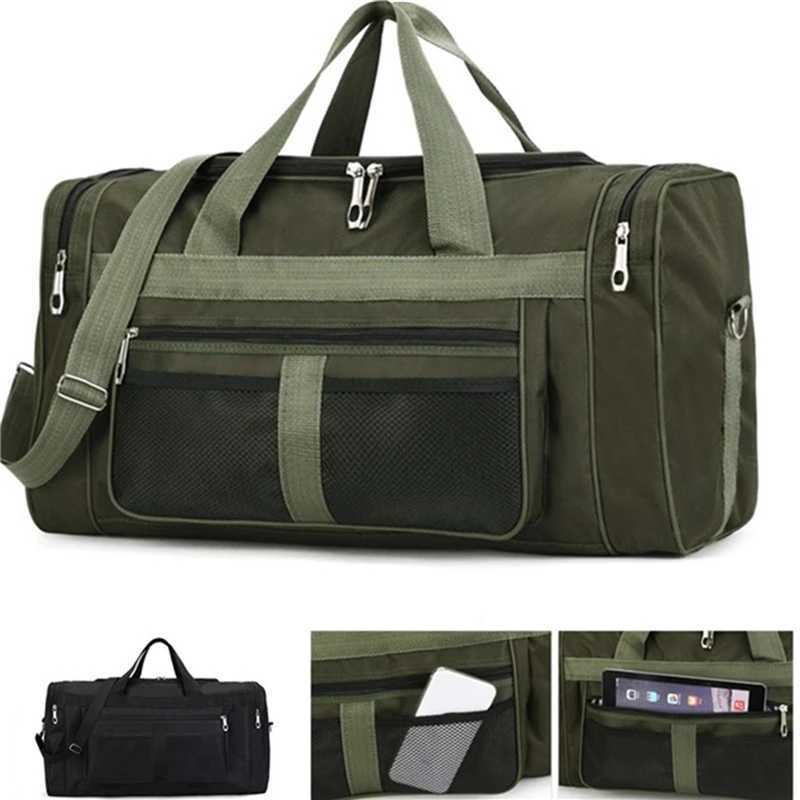 Women Men Nylon Travel Duffel Bag Carry On Luggage Bag Men Tote Large Capacity Weekender Gym Sport Holdall Overnight Bag Pouches W250618