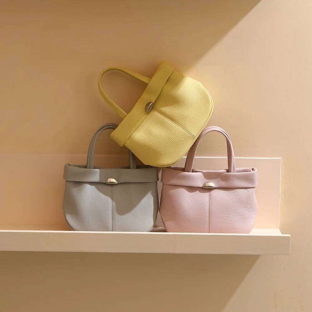 Women's Shoulder Bag cowhide Leather Female Party Handbag 2025 New Fashion Brand Tote Bags Women Commuting Bucket handags