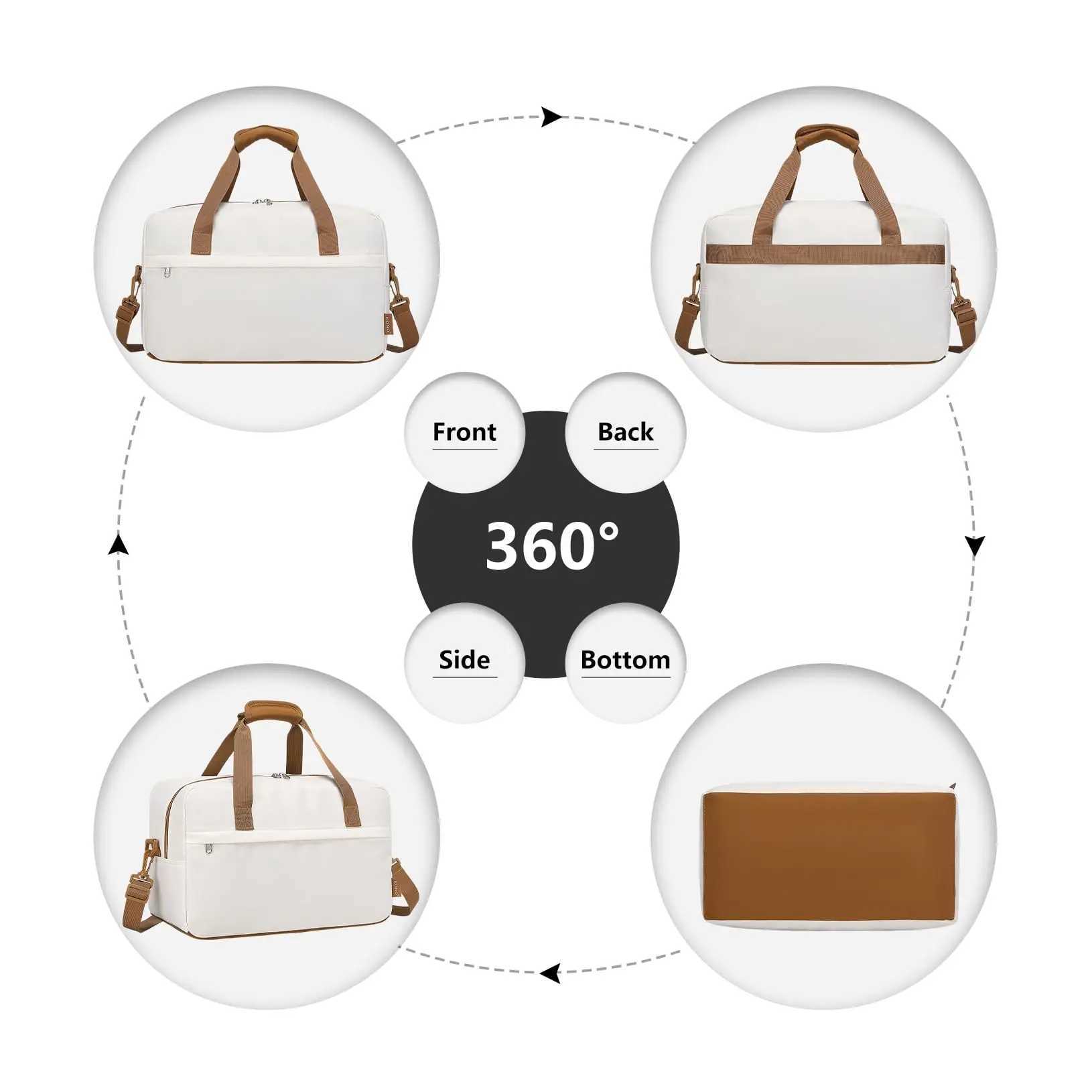 Any Cabin Bag 40x20x25 for Ryanair Underseat Carry On Hand Luggage Bag Travel Duffel 20L W250618