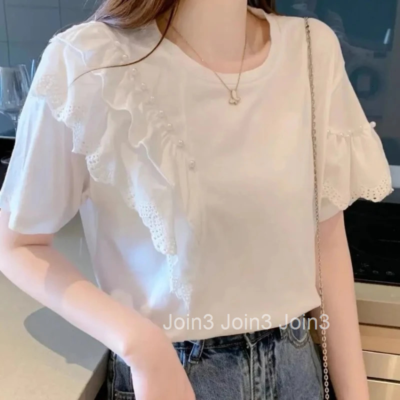 Summer Outfit Female Top Cotton Womens T-shirt Y2k Vintage Elegant Clothes Sale Korean Reviews Many Japanese Fashion Goth Style