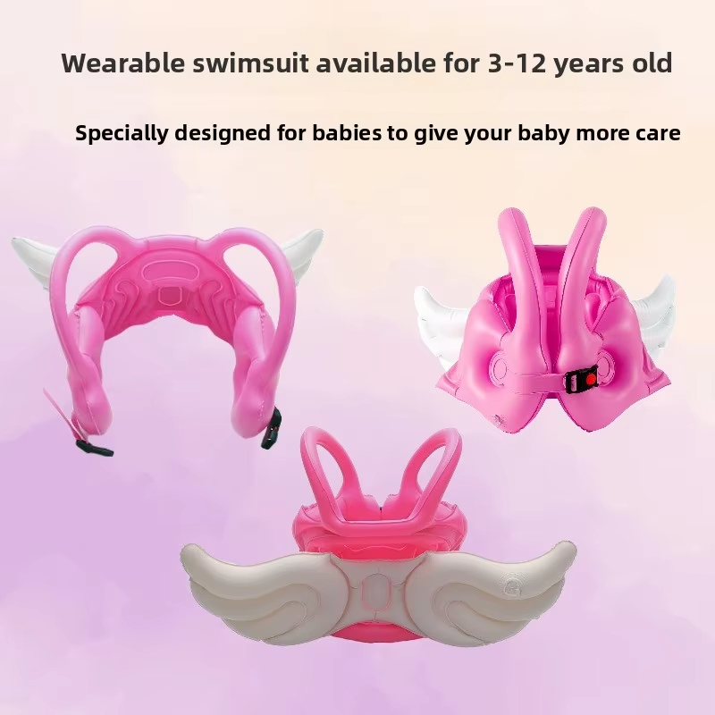 Children Swimming Safety Jackets Lifesaving Vest Life Waistcoat for Boating Drifting Toddler Float Inflatable Swim Suit Release Buckle Float Kids Swim