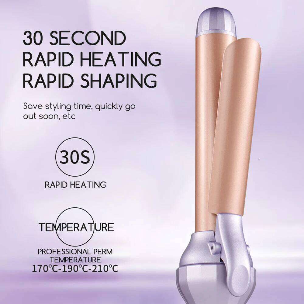 Iron Long Hair Automatic Curling Straightening For Home Travel