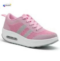 Mesh Women's Spring Summer New Fashion Simple Breathable Single Women Thick Sole Height Increasing Lightweight Comfortable Trendy Sports Shoes