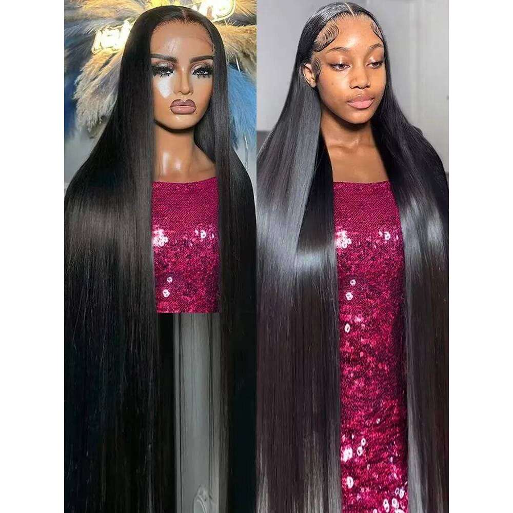 13x4 13x6 HD Transparent Lace Front Brazilian Glueless Human Hair 9X6 7X5 5X5 6X4 PreCut No Glue Straight Wig