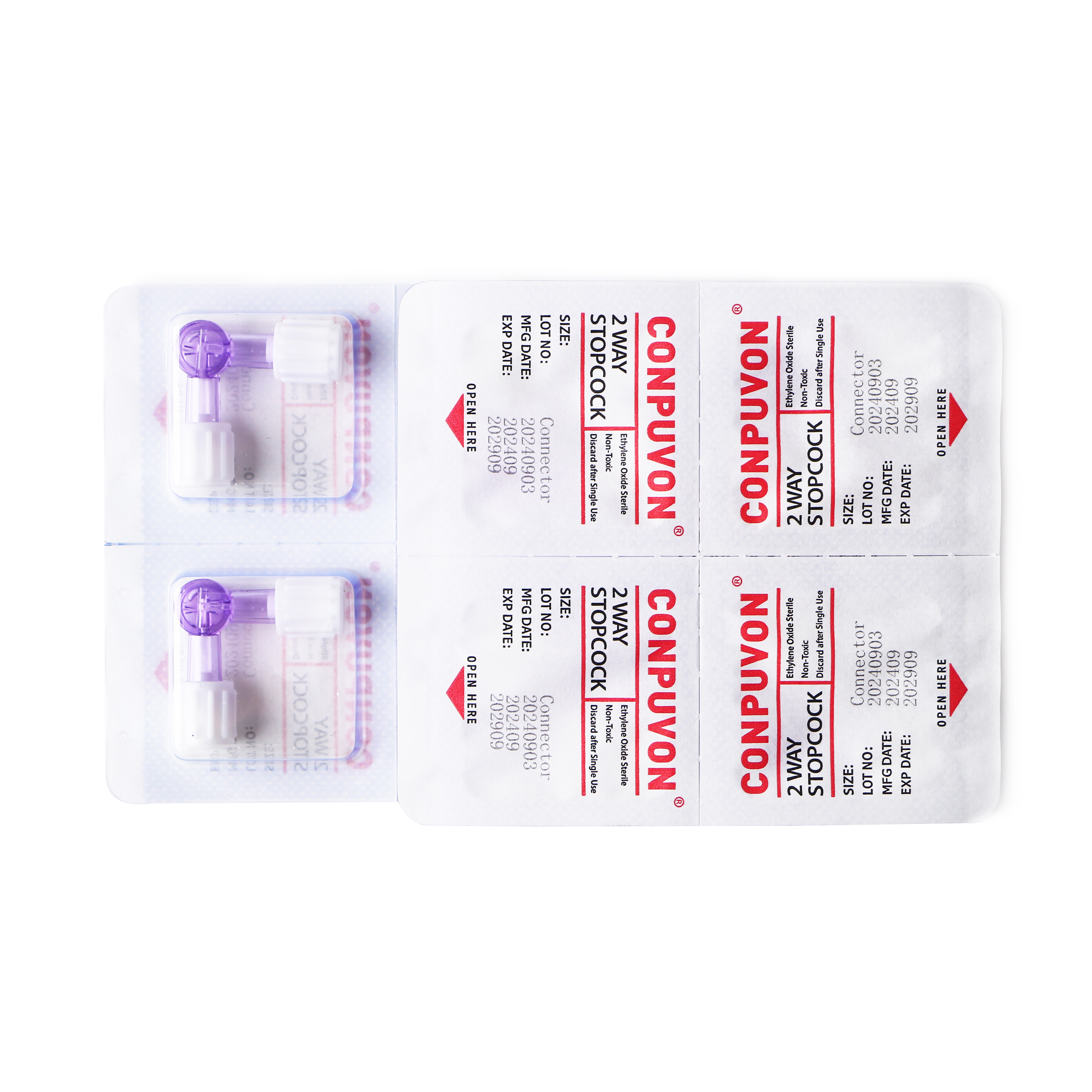 FACTORY wholesale CONPUVON connector 2 Way Stopcock|For daily beauty care